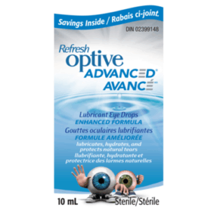 Refresh Optive Advanced Lubricant Eye Drops