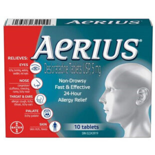 Aerius Desloratadine Tablets 5mg
