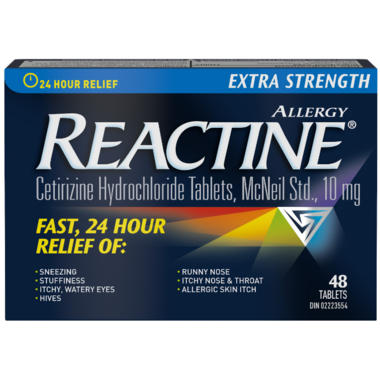 Reactine Extra Strength Reactine 48 Tablets