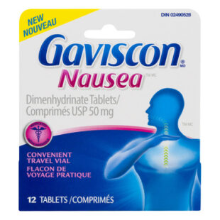 Gaviscon Nausea Dimenhydrinate Tablets
