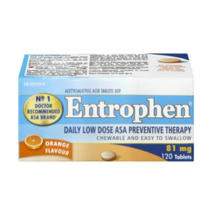 Entrophen 81mg Daily Low Dose ASA Preventative Therapy