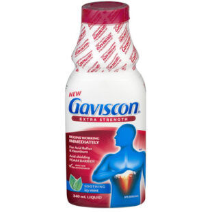 Gaviscon Extra Strength Soothing Liquid Icy Mint