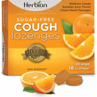 Herbion Sugar Free Cough Lozenges Orange
