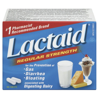 Lactaid Regular Strength Tablets
