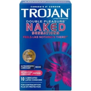Trojan Condom Double Pleasure Naked Senstation 10