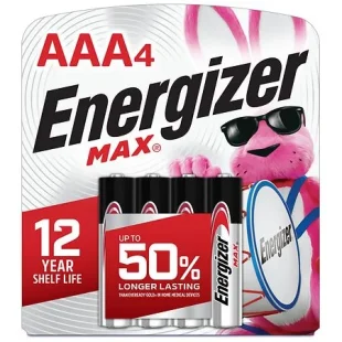 Energizer Battery Max Multi Aaa4 E92Bp4