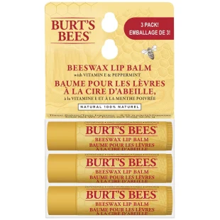 Burt's Bees Beeswax Lip Balm 3Pk