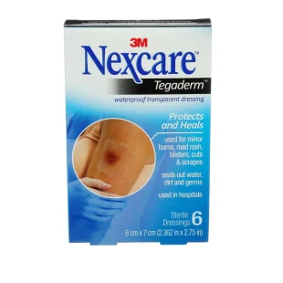 Nexcare Tegaderm Dressing Waterproof 6Cmx7Cm 6