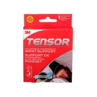 Tensor Compression Wrist Support Adjustable Black
