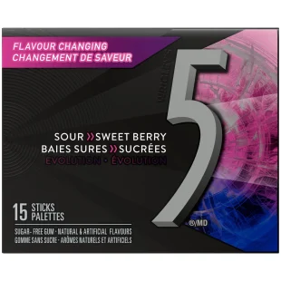 Gum 5 Evolution Sour Sweet Berry 15