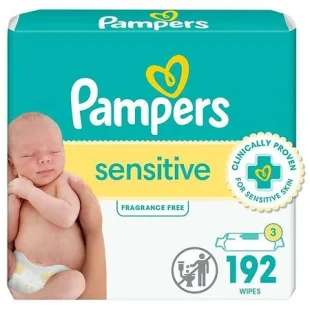 Pampers Wipes Sensitive Ref 192